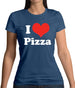 I Love Pizza Womens T-Shirt