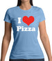 I Love Pizza Womens T-Shirt