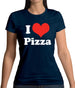 I Love Pizza Womens T-Shirt