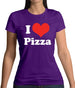 I Love Pizza Womens T-Shirt