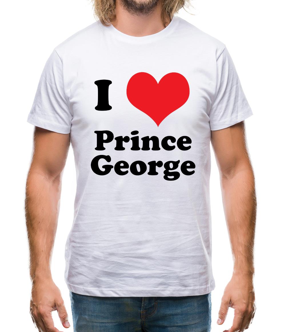 I Love Prince George Mens T-Shirt