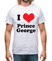 I Love Prince George Mens T-Shirt