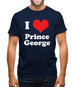 I Love Prince George Mens T-Shirt