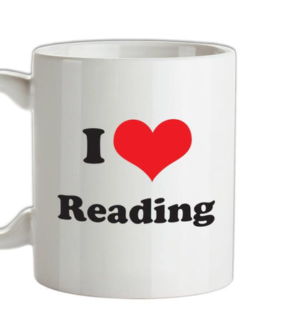 I Love Reading Ceramic Mug