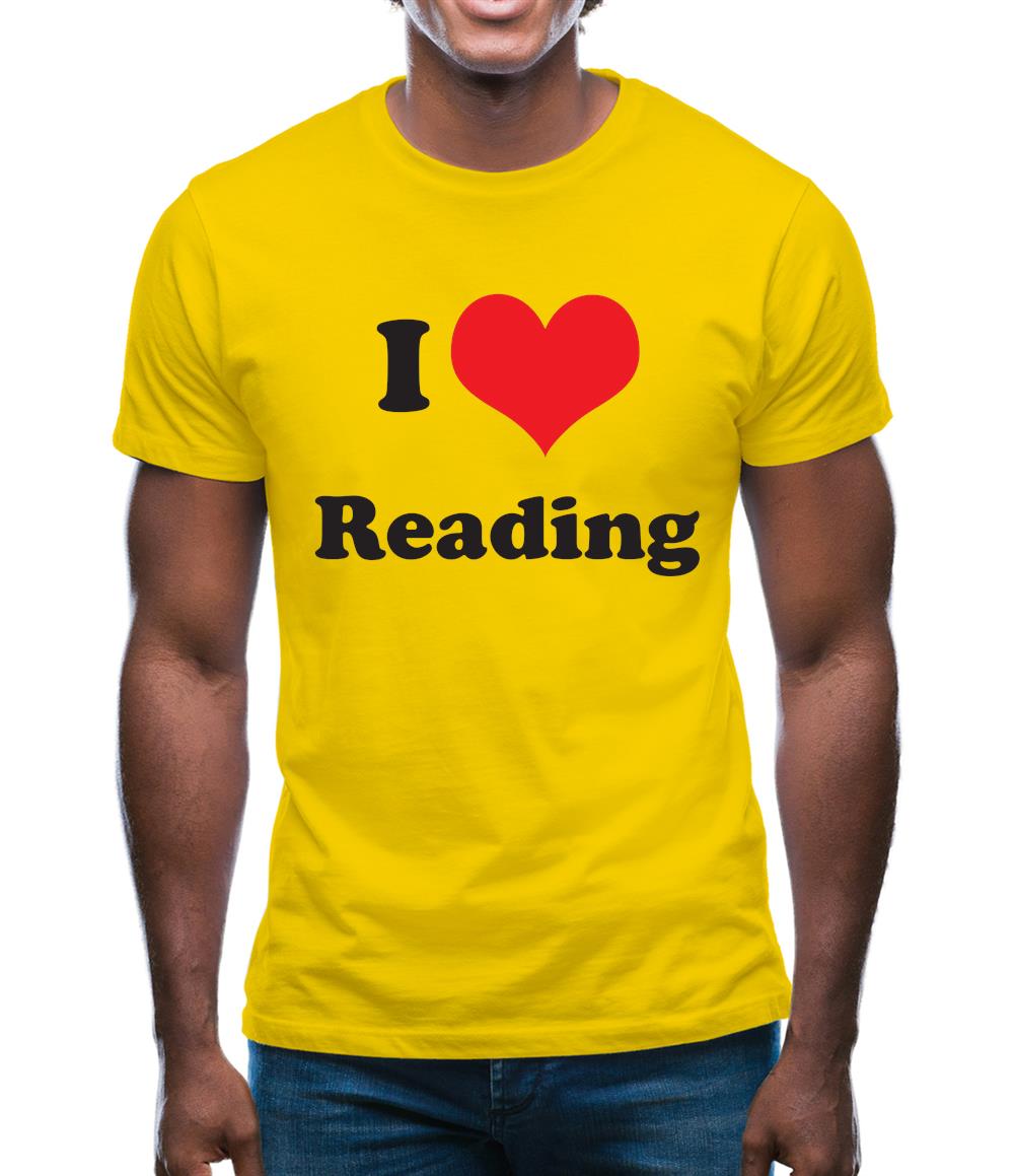 I Love Reading Mens T-Shirt