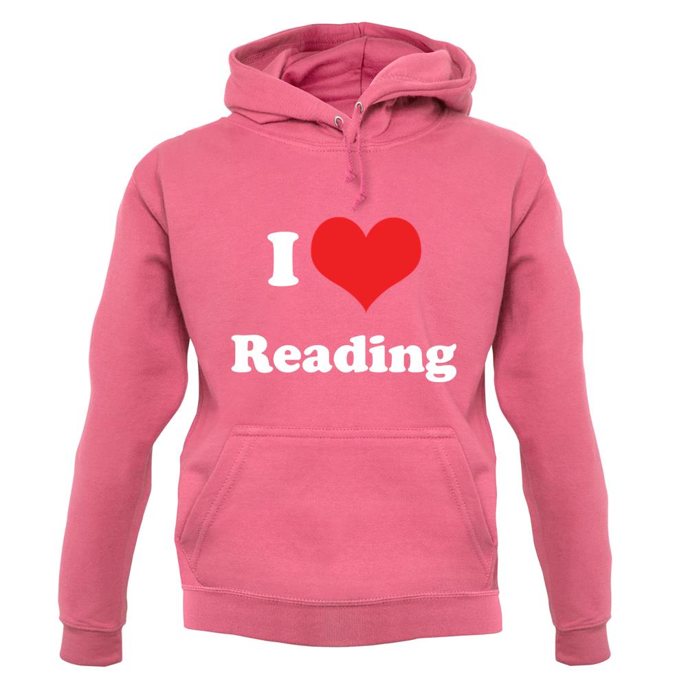 I Love Reading unisex hoodie
