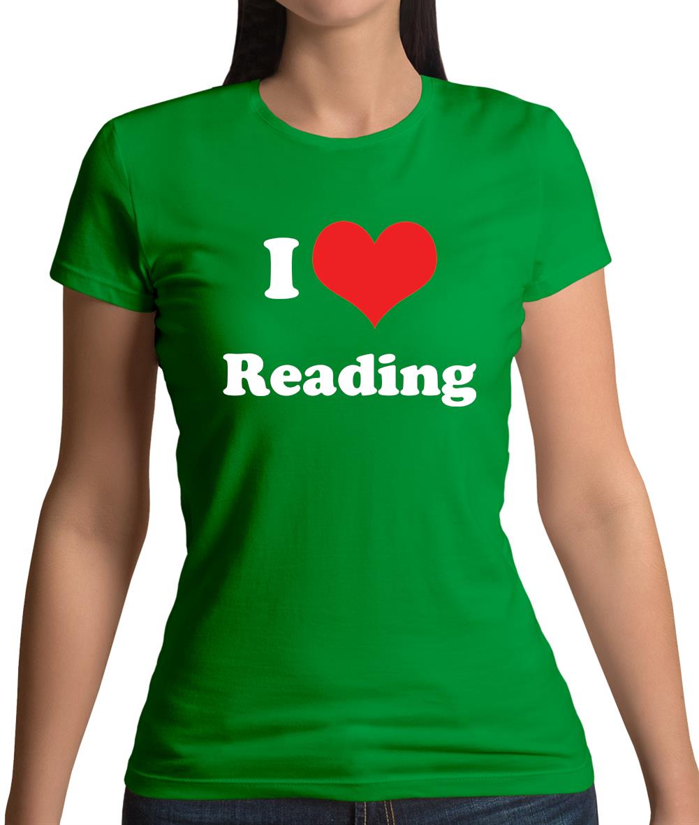 I Love Reading Womens T-Shirt