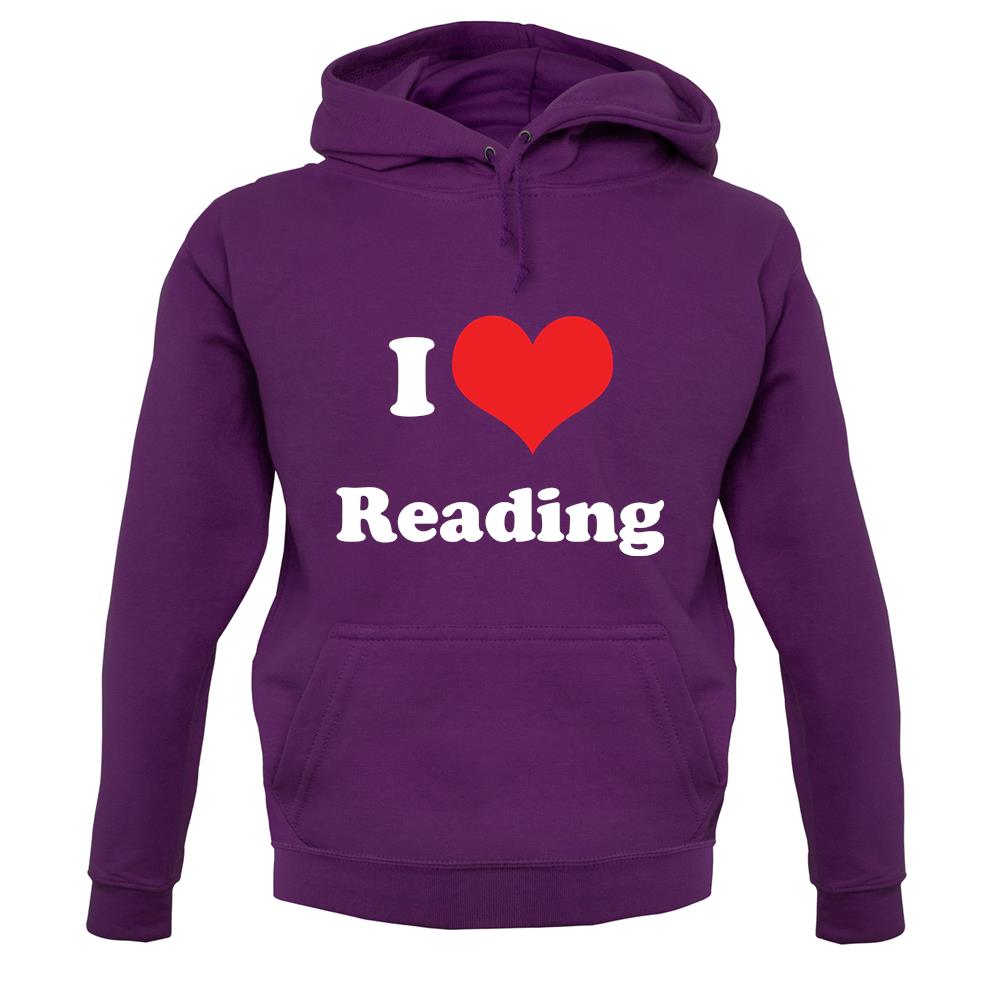 I Love Reading unisex hoodie