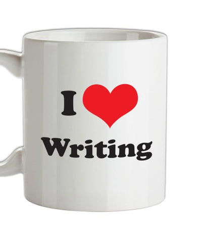 I Love Writing Ceramic Mug