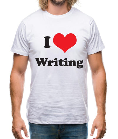 I Love Writing Mens T-Shirt