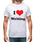 I Love Writing Mens T-Shirt