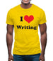 I Love Writing Mens T-Shirt