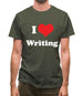 I Love Writing Mens T-Shirt