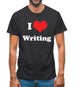 I Love Writing Mens T-Shirt