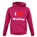 I Love Writing unisex hoodie