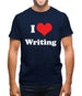 I Love Writing Mens T-Shirt