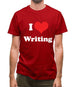 I Love Writing Mens T-Shirt
