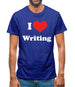 I Love Writing Mens T-Shirt