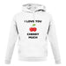 I Love You Cherry Much unisex hoodie