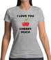 I Love You Cherry Much Womens T-Shirt
