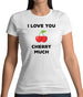 I Love You Cherry Much Womens T-Shirt