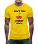 I Love You Cherry Much Mens T-Shirt