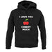 I Love You Cherry Much unisex hoodie