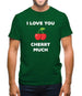 I Love You Cherry Much Mens T-Shirt