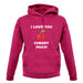 I Love You Cherry Much unisex hoodie