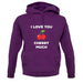 I Love You Cherry Much unisex hoodie