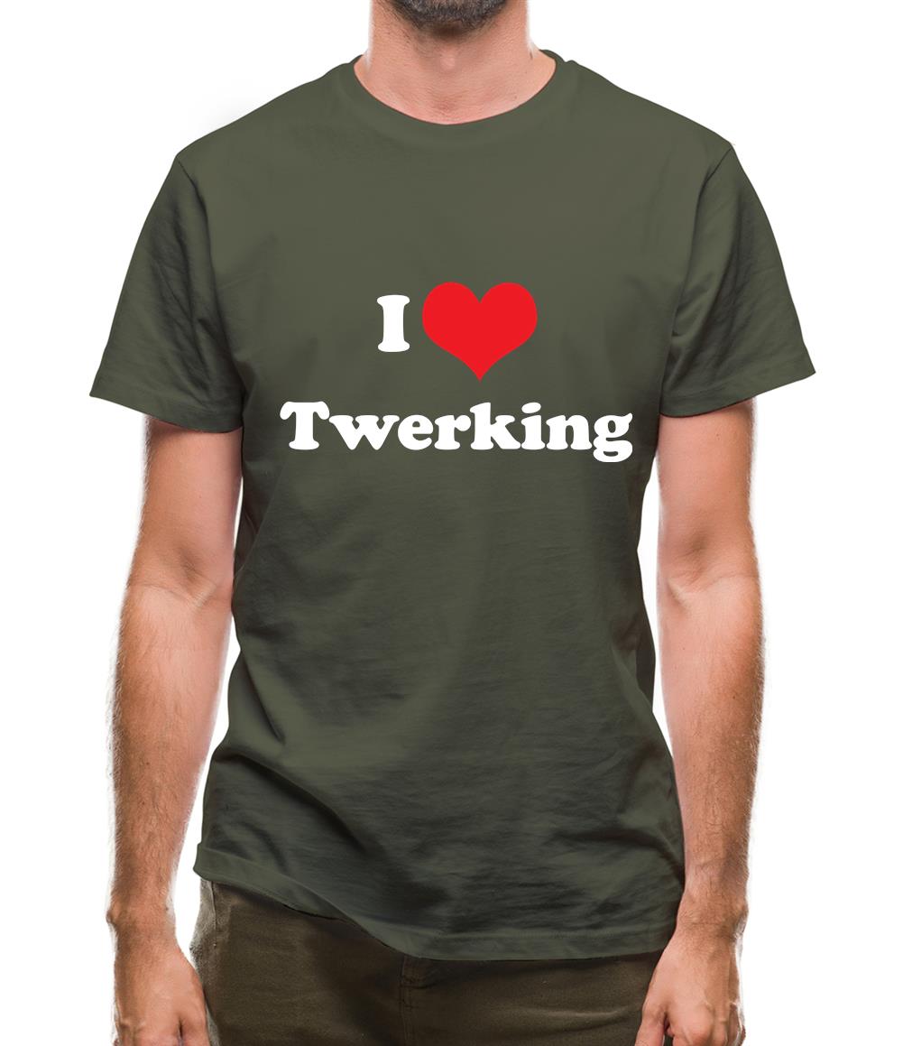 I Love Twerking Mens T-Shirt