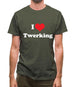 I Love Twerking Mens T-Shirt