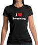 I Love Twerking Womens T-Shirt