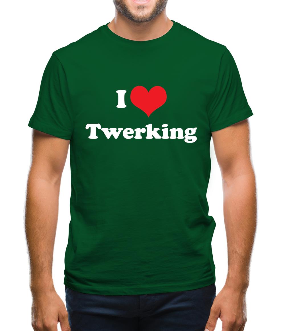 I Love Twerking Mens T-Shirt