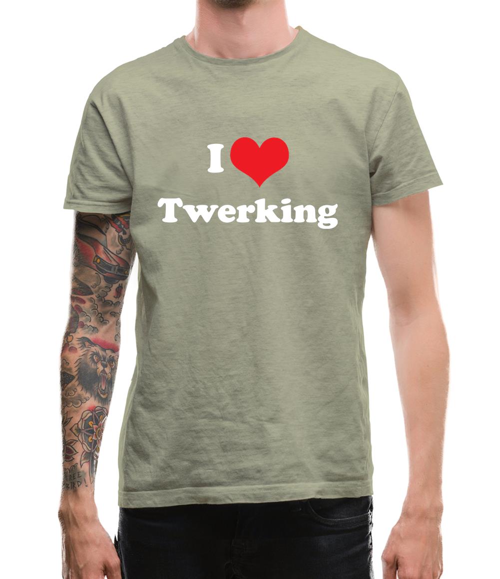 I Love Twerking Mens T-Shirt