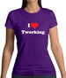 I Love Twerking Womens T-Shirt