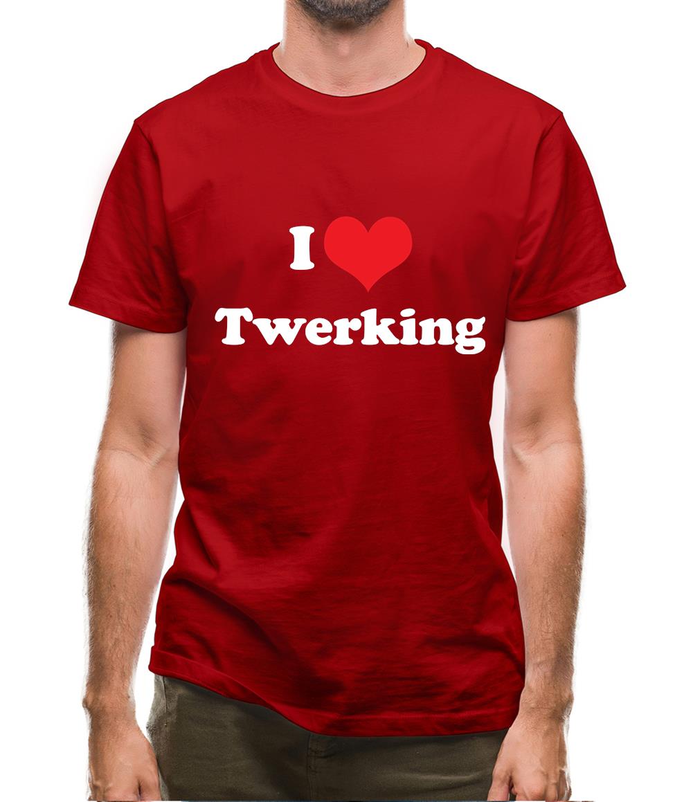 I Love Twerking Mens T-Shirt