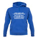 In My Head I'm Abseiling unisex hoodie