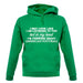 In My Head I'm American Football unisex hoodie