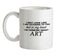 In My Head I'm Art Ceramic Mug