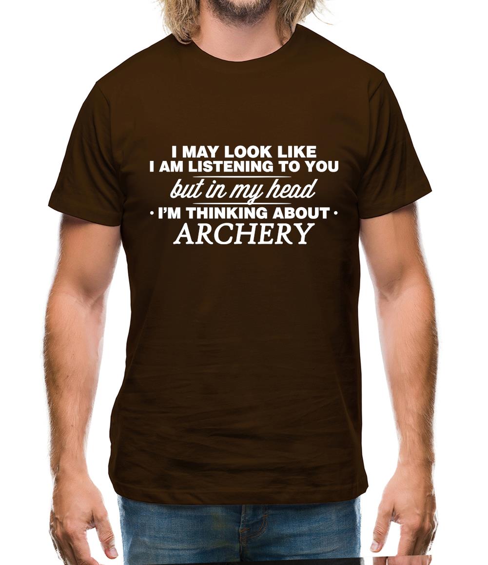 In My Head I'm Archery Mens T-Shirt