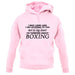 In My Head I'm Boxing unisex hoodie