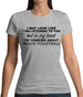 In My Head I'm Beach Volleyball Womens T-Shirt