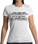 In My Head I'm Beach Volleyball Womens T-Shirt