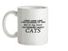 In My Head I'm Cats Ceramic Mug