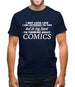 In My Head I'm Comics Mens T-Shirt