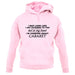 In My Head I'm Cabaret unisex hoodie