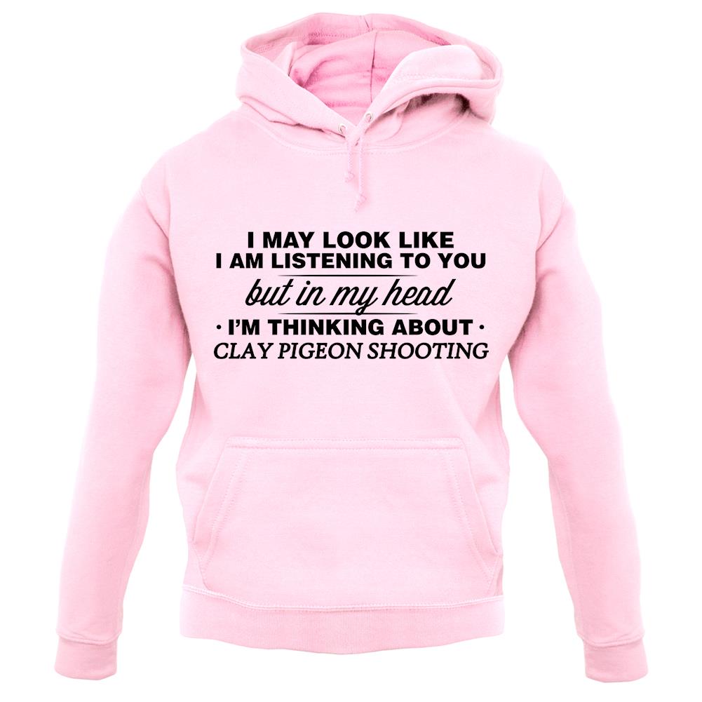In My Head I'm Clay Pigeon Shooting unisex hoodie