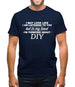 In My Head I'm Diy Mens T-Shirt