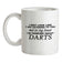 In My Head I'm Darts Ceramic Mug